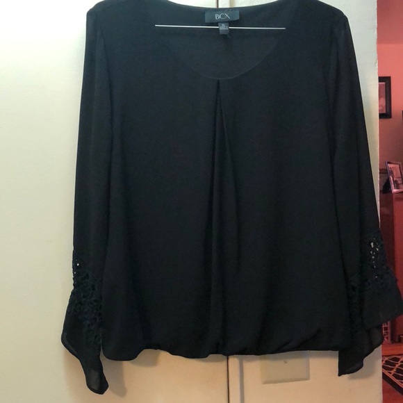 BCX Tops - Cute Black Blouse